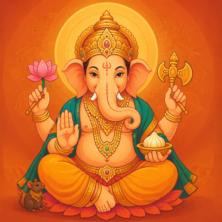 Illustration of Ganesha